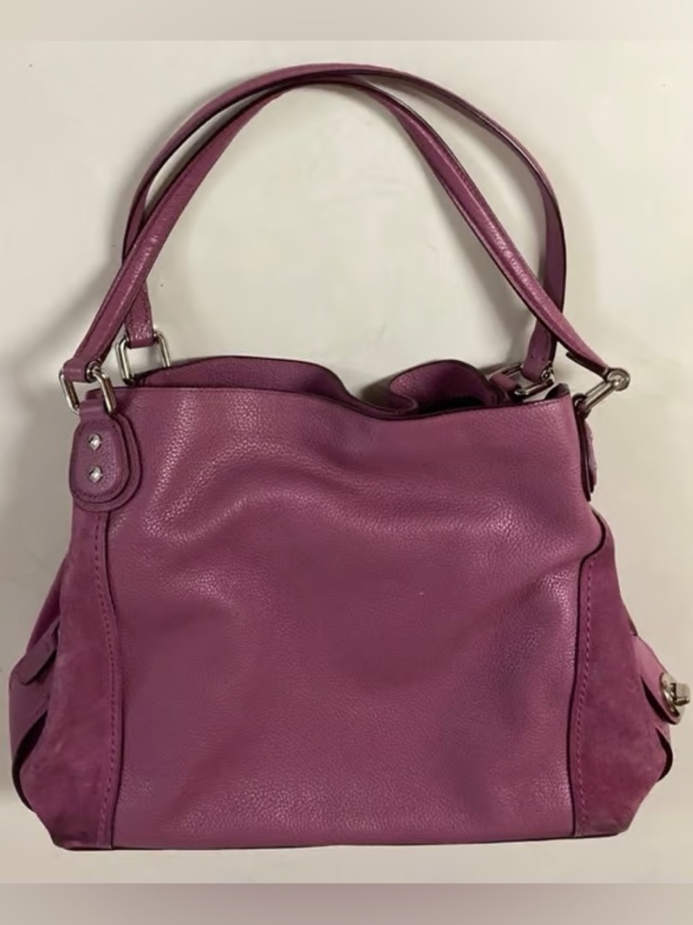 Coach Edie Primrose Purple Purse